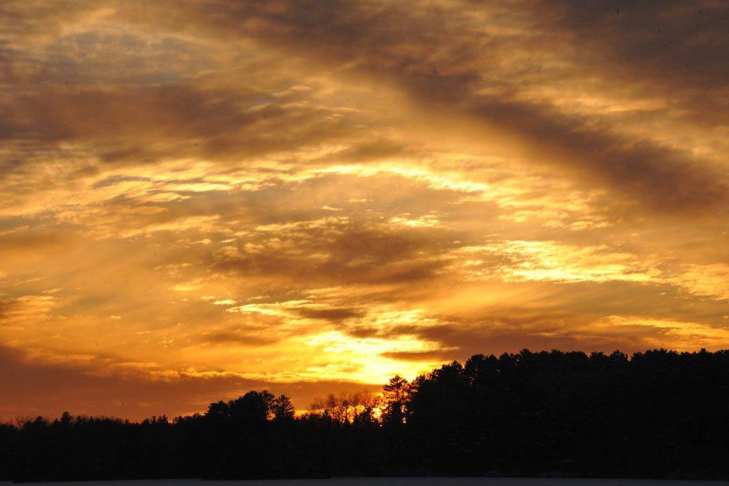 Sunset over Lake 2 - Dec 30, 2012
