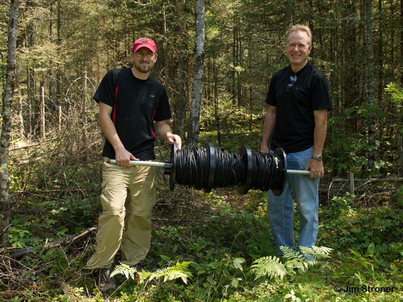 Daniel Simpson and his father Scott - July 20, 2012