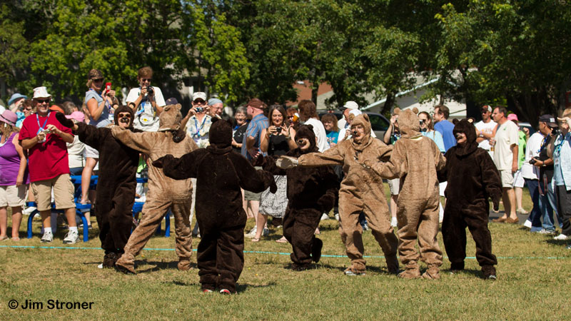 Lilypad Picnic's bear 'Flash Mob'  - July 21, 2012