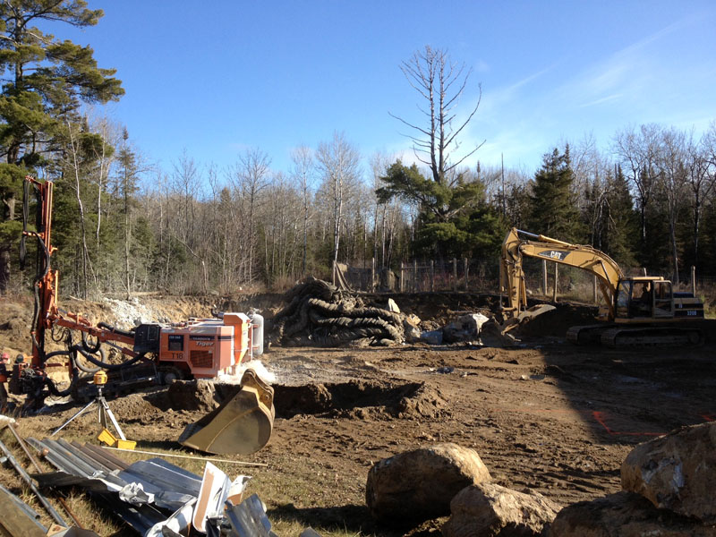 NABC addition construction - Nov 9, 2012