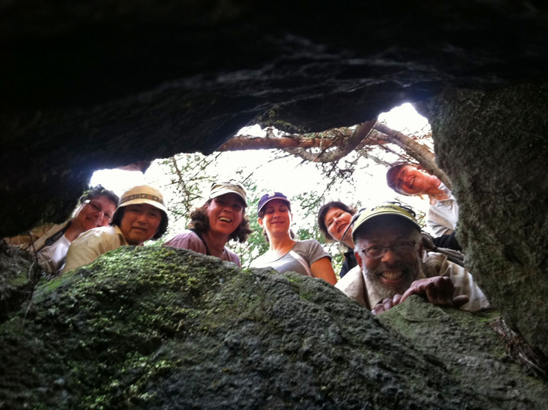 View from inside Lily's den - Aug 14, 2012