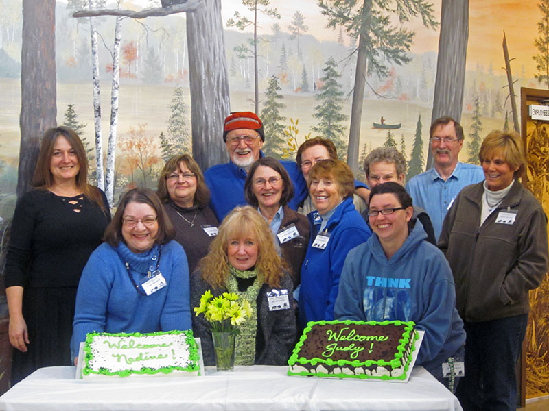 NABC staff welcome Nadine and Judy