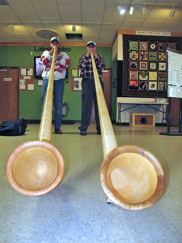 Alpine horns