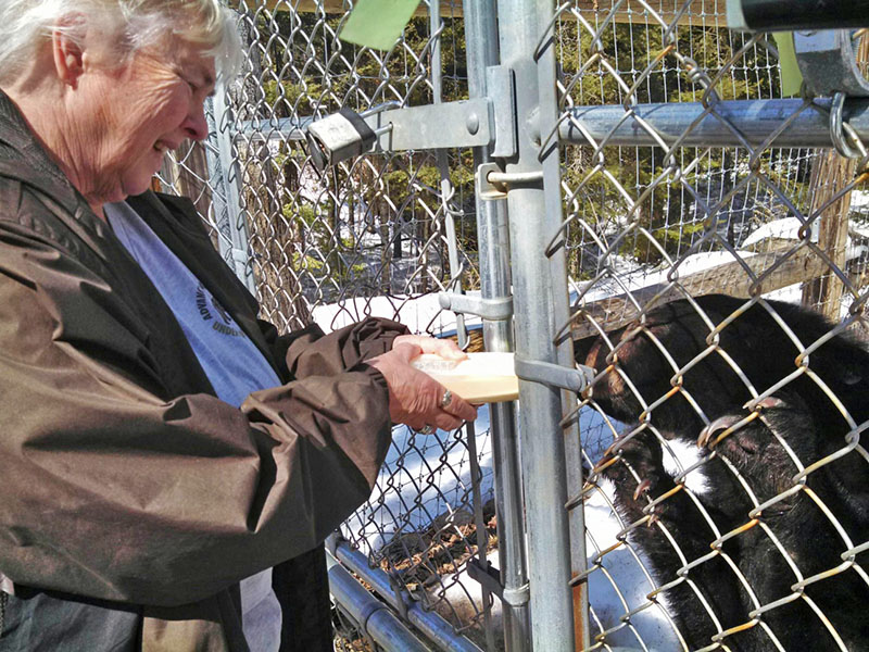 Sharon gives Holly a bottle