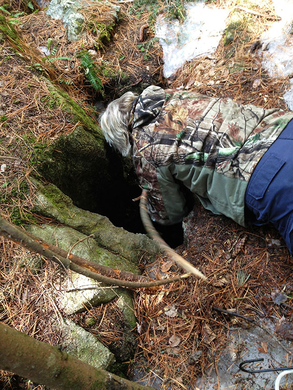 Fishing for the trail cam