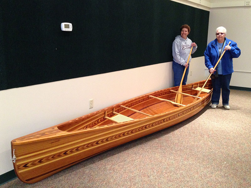 Donated canoe