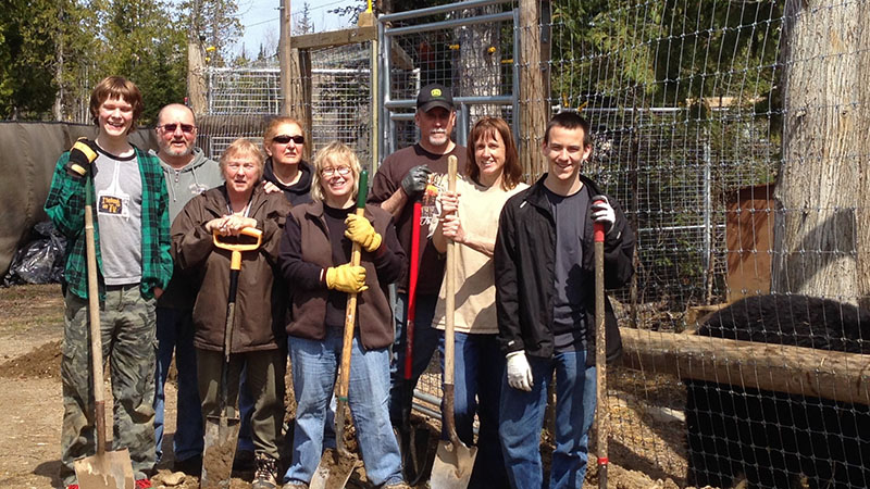 Bear Center work crew