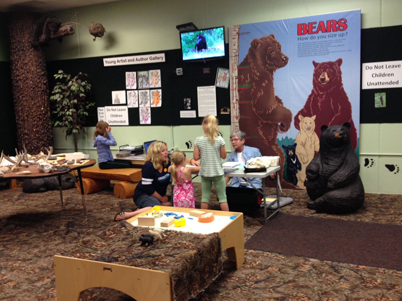 Bear Educator with kids - July 11