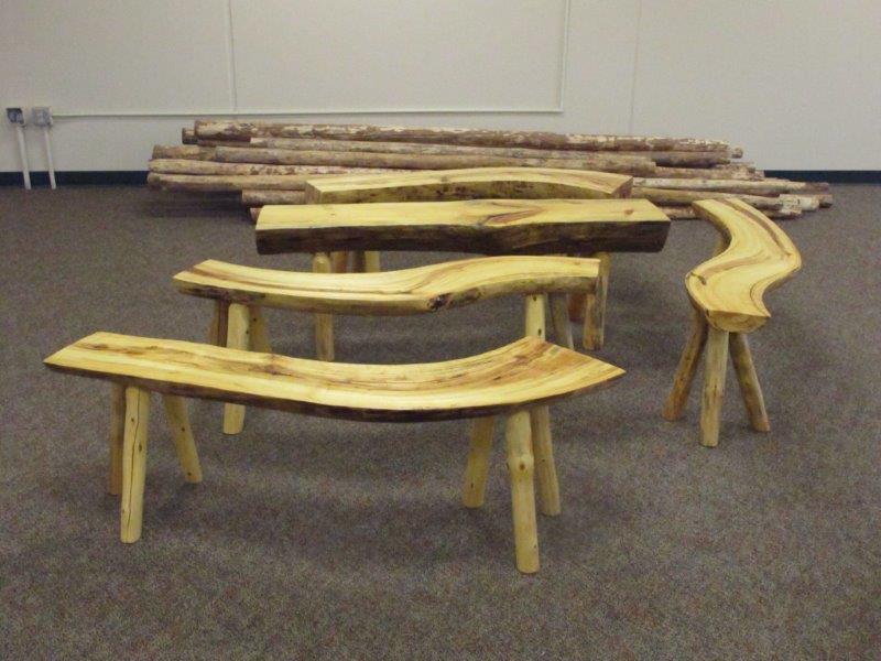 Benches Charlie made