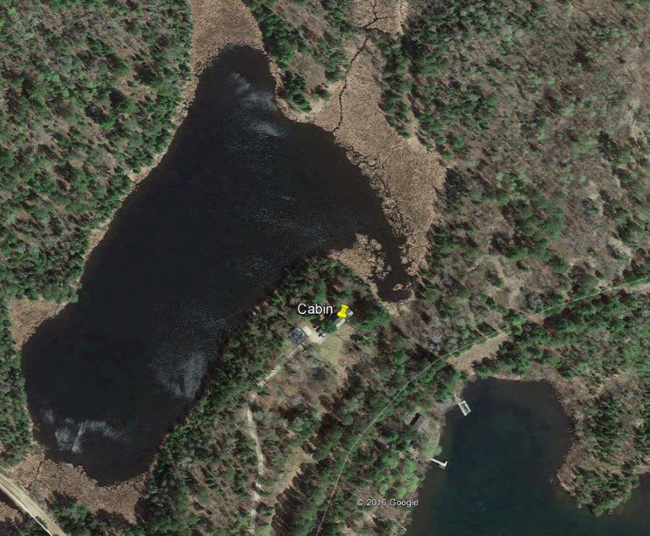 Cabin on Google Earth