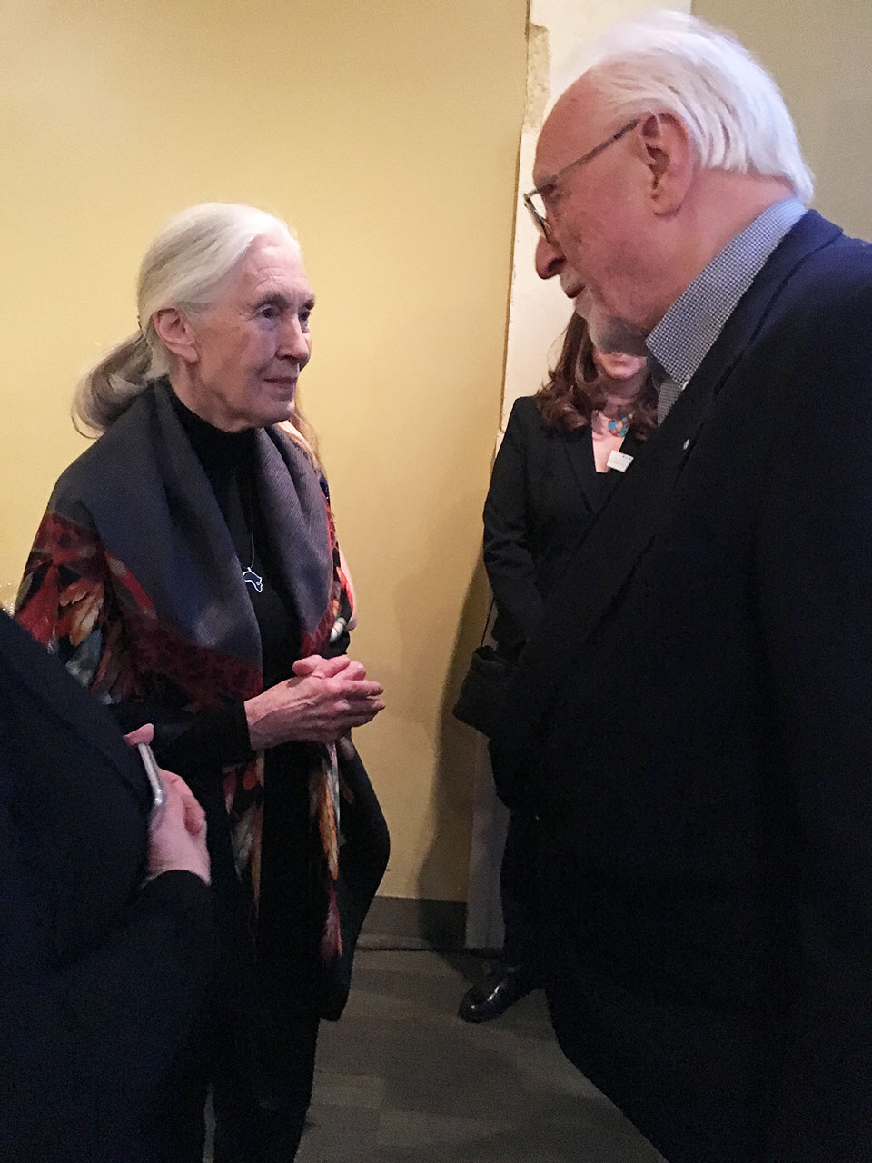 Dr. Rogers and Dr. Goodall