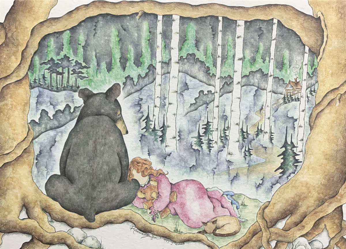 "I'll go on trusting" greeting card by Rebecca Stouffer, Ely artist