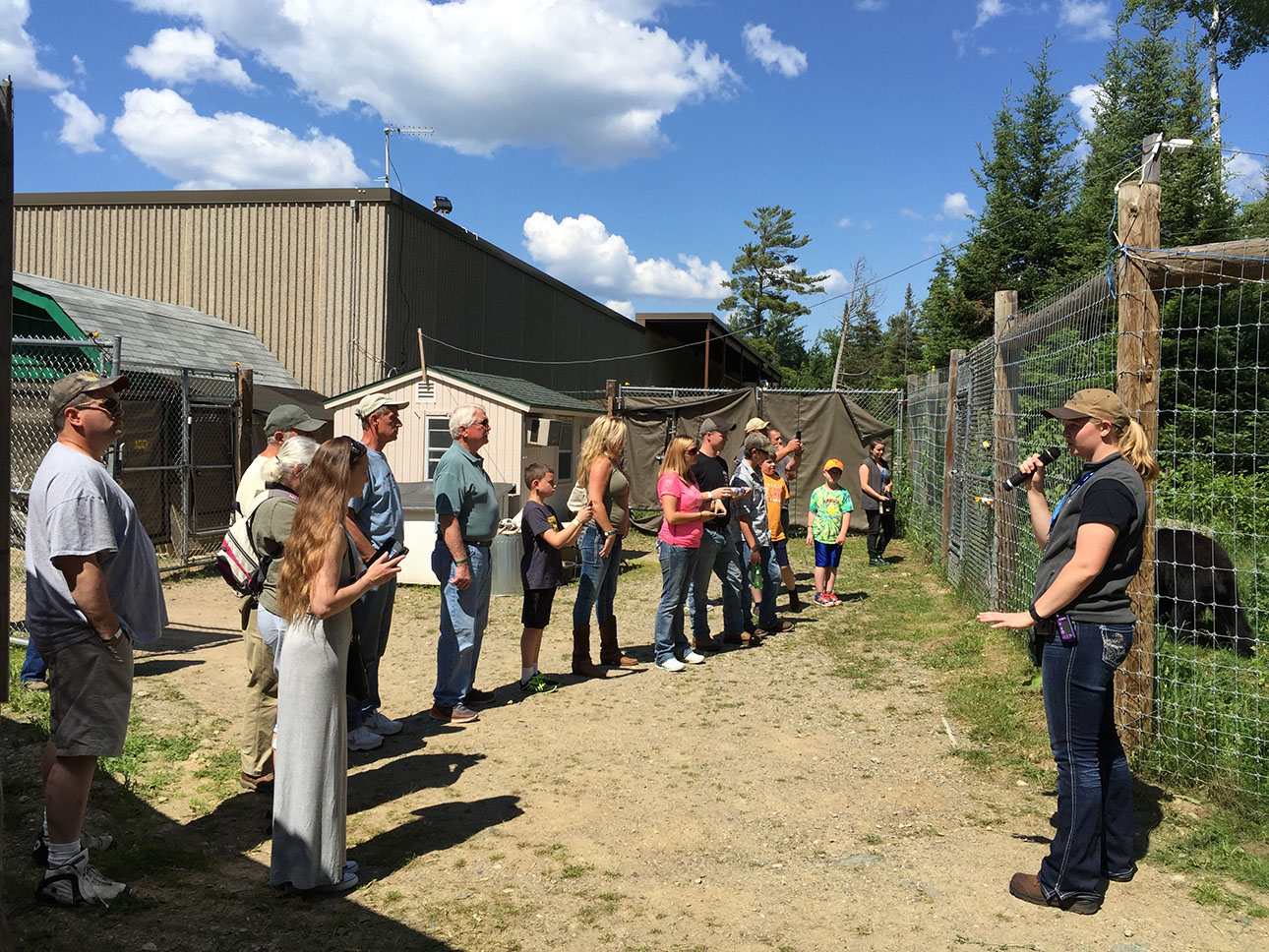 Intern behind the scenes