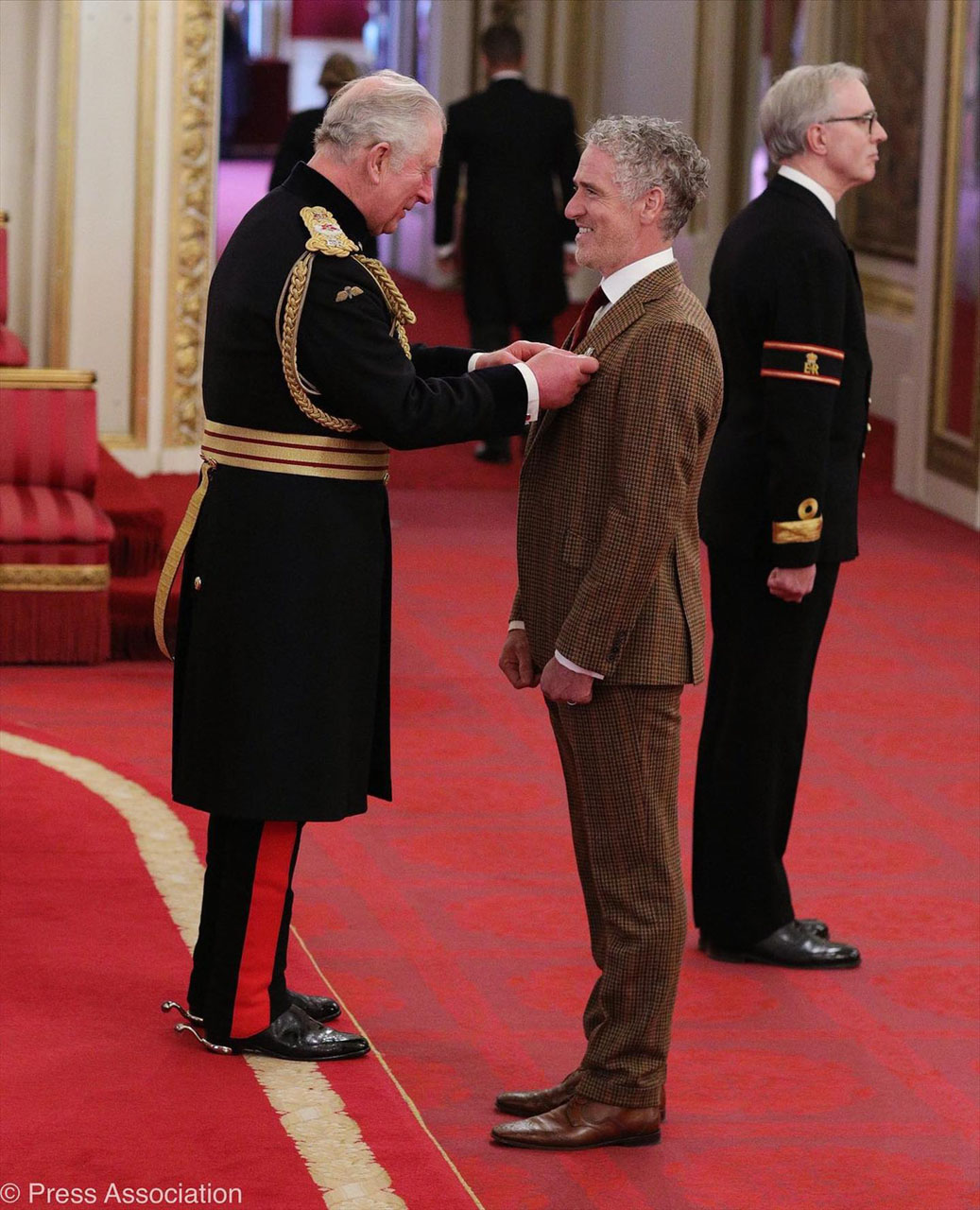 Gordon Buchanan and Prince Charles